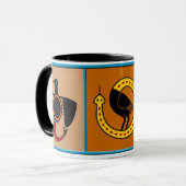 Mimbres Kultur-mythologische Tasse (Vorderseite Links)