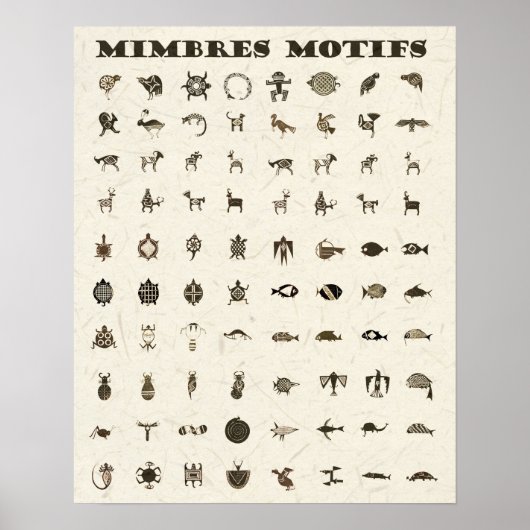 Mimbres Motifs Poster (Vorne)