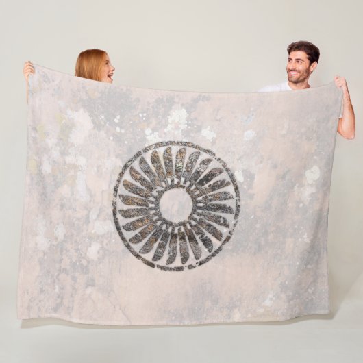 Mimbres Pottery Design Fleece Blanket (Beispiel)