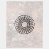 Mimbres Pottery Design Fleece Blanket (Vorderseite)