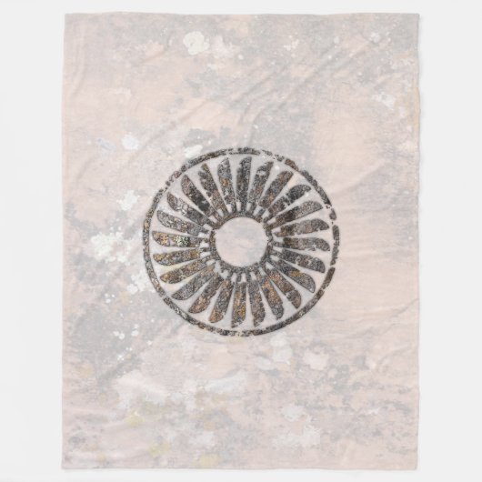 Mimbres Pottery Design Fleece Blanket (Vorderseite)