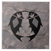 Mimbres Pottery Design Fliese (Vorderseite)