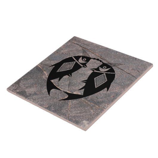 Mimbres Pottery Design Fliese (Seite)