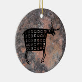 Mimbres Pottery Design Keramik Ornament (Rechts)