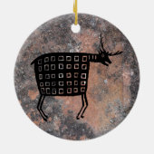 Mimbres Pottery Design Keramik Ornament (Hinten)