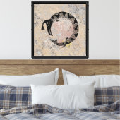 Mimbres Pottery Design Leinwanddruck (Insitu (Schlafzimmer))