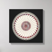 Mimbres Pottery Design Leinwanddruck (Vorderseite)