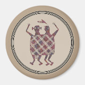 Mimbres Pottery Design Magnet (Vorne)