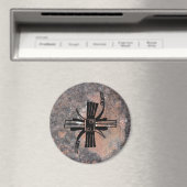 Mimbres Pottery Design Magnet (In Situ (Geschirrspüler))