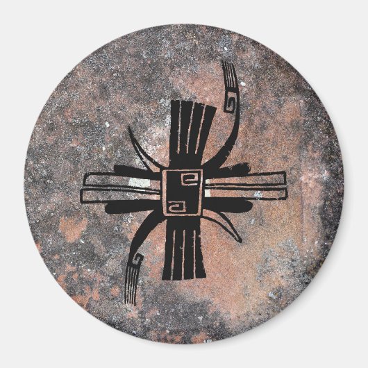 Mimbres Pottery Design Magnet (Vorne)