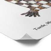 Mimbres Pottery Design Poster (Ecke)