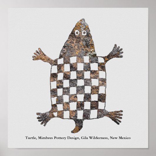 Mimbres Pottery Design Poster (Vorne)