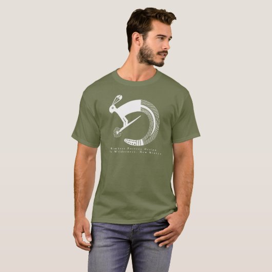Mimbres Pottery Design T - Shirt (Vorne ganz)