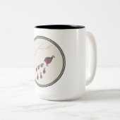 Mimbres Pottery Design Zweifarbige Tasse (VorderseiteRechts)