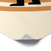 Mimbres Rabbit Art Poster (Ecke)