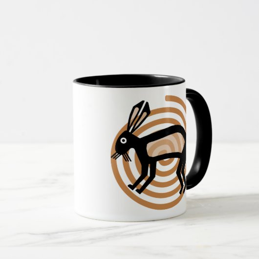 Mimbres Rabbit Tasse (VorderseiteRechts)
