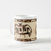 Mimbres Schläger-Rabe Kaffeetasse (Vorderseite Links)