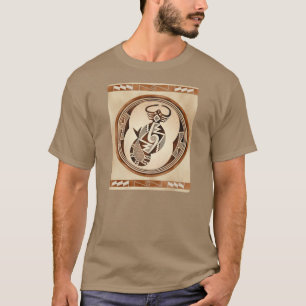 Mimbres Skorpion-Schlange-Fische T-Shirt