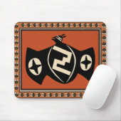 Mimbres Tribal Bat Mousepad (Mit Mouse)