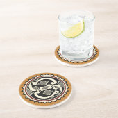 Mimbres Tribal Spirits Sandstein Untersetzer (Seite)
