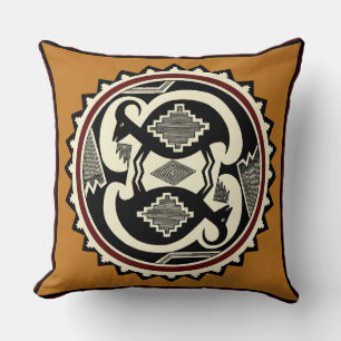 Mimbres Tribal Spirits Throw Kissen