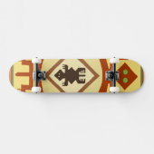 Mimbres Turtle Skateboard (Horizontal)