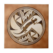 Mimbres versteckende Eidechse Fliese (Vorderseite)