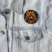 Mimbres Warrior Button (Beispiel)