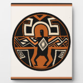 Mimbres Warrior Fotoplatte (Vorderseite)