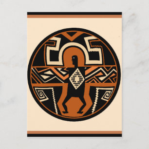 Mimbres Warrior Postkarte