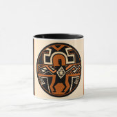 Mimbres Warrior Tasse (Zentrum)
