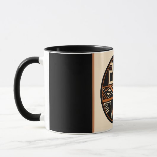 Mimbres Warrior Tasse (Links)