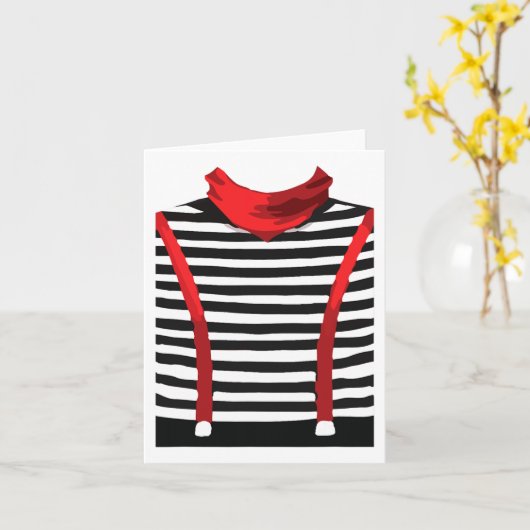 Mime Artist Performer Arts Halloween Kostümcospl Karte (Gelbe Blume)