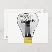 Mime Light Postkarte (Vorne/Hinten)