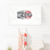 Mime Mastiff � Stummer Lustiger Hund Banner (Insitu)