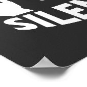 Mime Pantomime Art of Silence Poster (Ecke)