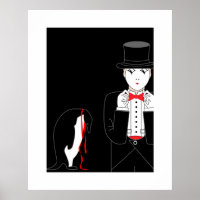 Mime-Penguin-Plakat