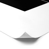 Mime Zebra-Poster Poster (Ecke)