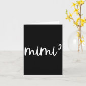 Mimi2 Mimi Squared Times Two Twins 2. Power New S Karte (Gelbe Blume)