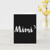 Mimi3 Mimi Cubed Times Drei Triole 3. Power Neu Karte (Gelbe Blume)