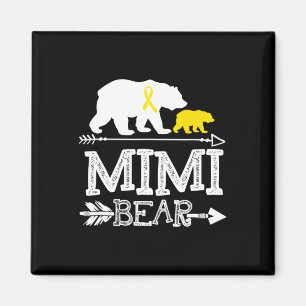 Mimi Bären Krebs-Bewusstsein Mimi eines Krieges Magnet