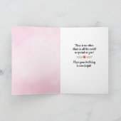 Mimi Birthday - Bestes Mimi der Welt mit Blume Karte (Innenseite)