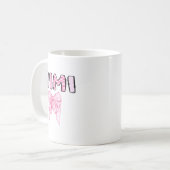 Mimi Birthday Girl Matching Coquette Nk Bow  Kaffeetasse (Vorderseite Links)