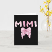 Mimi Birthday Girl Matching Coquette Nk Bow  Karte (Gelbe Blume)