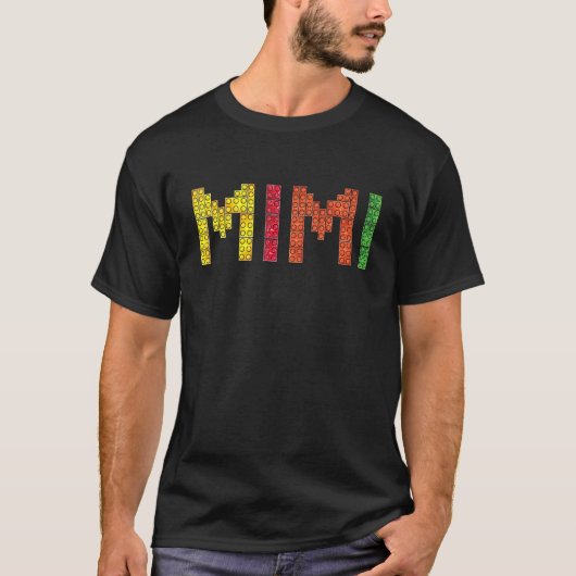 Mimi Brick Master Builder Gebäude Blocks Family m T-Shirt (Vorderseite)