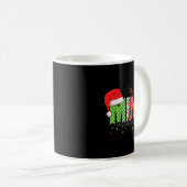 Mimi Claus Christmas Lights Pajama Family Matching Kaffeetasse (VorderseiteRechts)