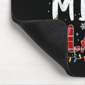 Mimi Claus Christmas Lights Pajama Family Matching Mousepad (Ecke)