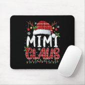 Mimi Claus Christmas Lights Pajama Family Matching Mousepad (Mit Mouse)