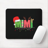 Mimi Claus Christmas Lights Pajama Family Matching Mousepad (Mit Mouse)