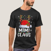 Mimi Claus Frohe Weihnachts-Weihnachtsmannmütze Om T-Shirt (Vorderseite)